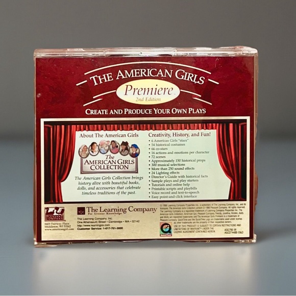 American Girl Premiere CD-ROM Pleasant Company The Learning Company - Picture 2 of 6